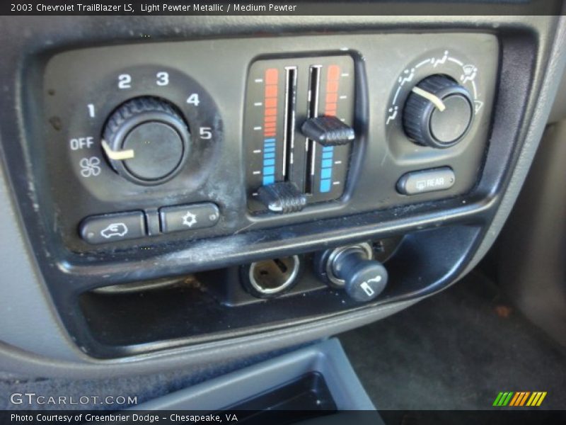 Light Pewter Metallic / Medium Pewter 2003 Chevrolet TrailBlazer LS