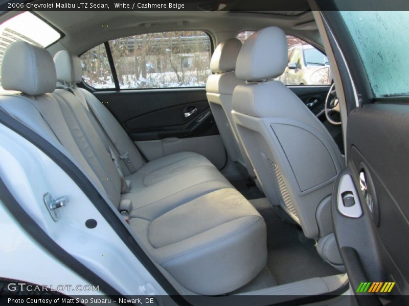 White / Cashmere Beige 2006 Chevrolet Malibu LTZ Sedan