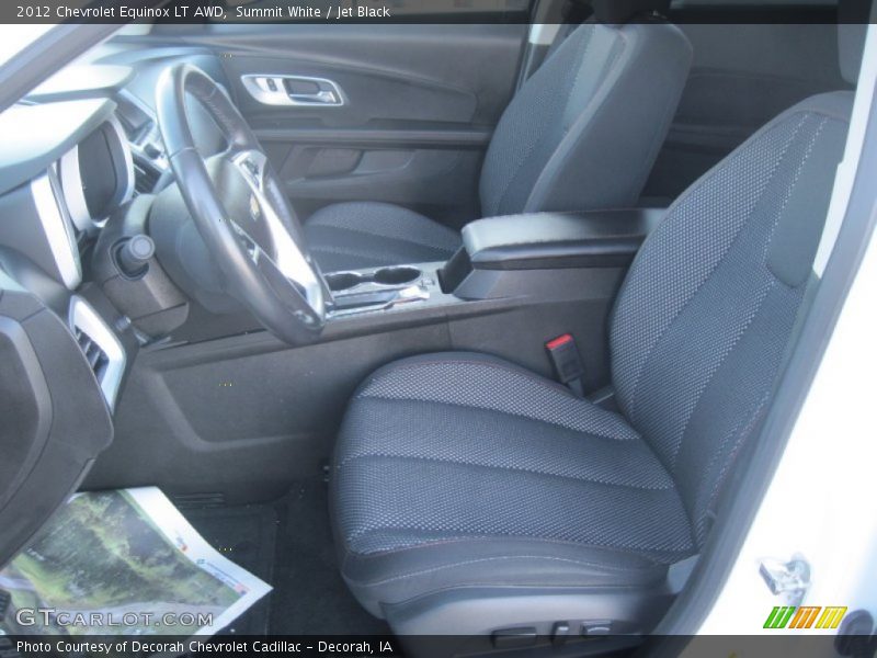 Summit White / Jet Black 2012 Chevrolet Equinox LT AWD