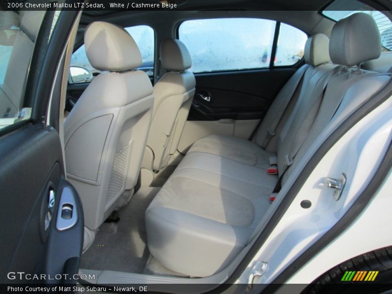 White / Cashmere Beige 2006 Chevrolet Malibu LTZ Sedan