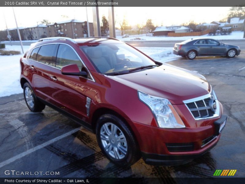 Crystal Red Tintcoat / Shale/Brownstone 2010 Cadillac SRX V6