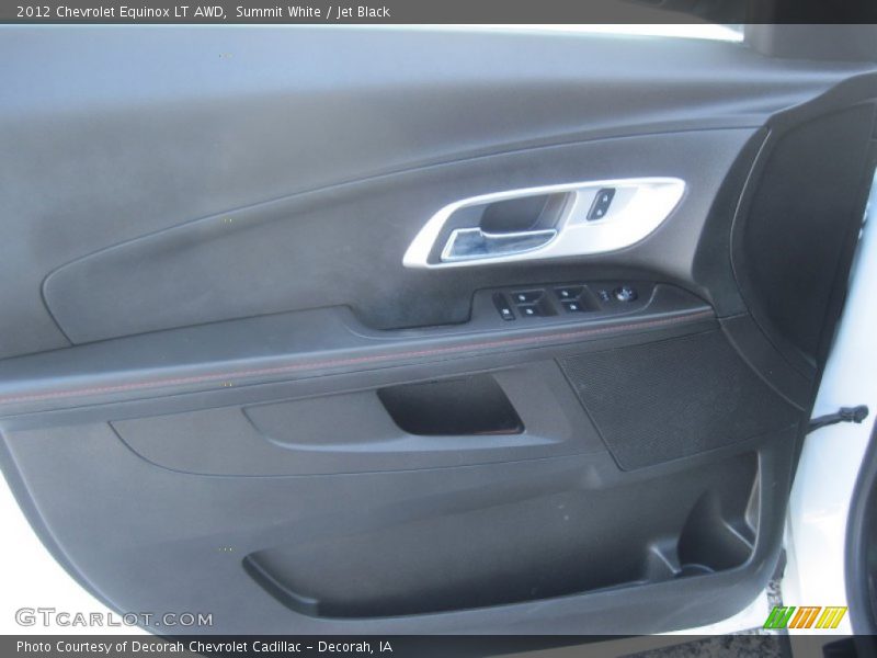 Summit White / Jet Black 2012 Chevrolet Equinox LT AWD