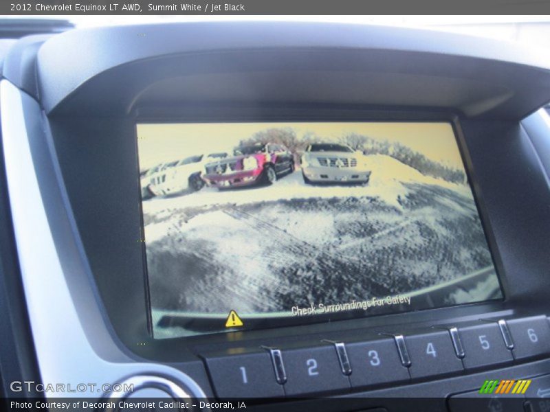 Summit White / Jet Black 2012 Chevrolet Equinox LT AWD