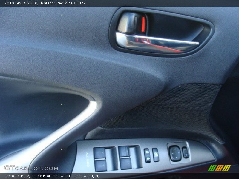 Matador Red Mica / Black 2010 Lexus IS 250