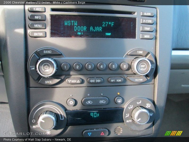 White / Cashmere Beige 2006 Chevrolet Malibu LTZ Sedan