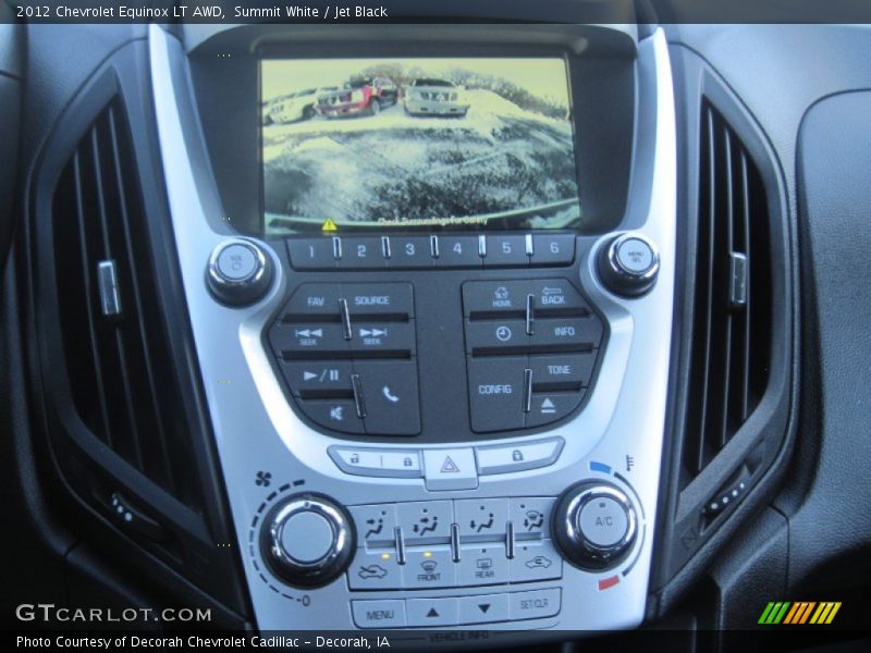 Summit White / Jet Black 2012 Chevrolet Equinox LT AWD