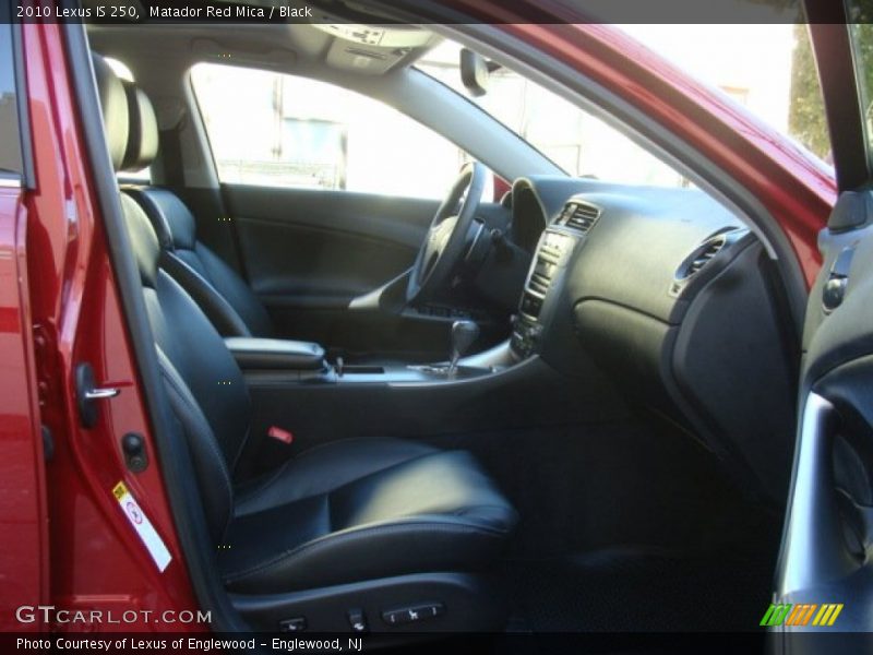 Matador Red Mica / Black 2010 Lexus IS 250