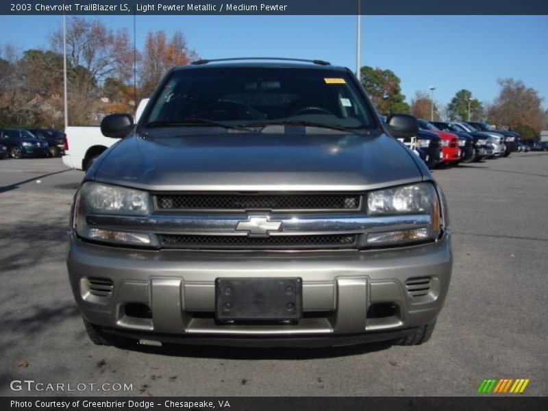 Light Pewter Metallic / Medium Pewter 2003 Chevrolet TrailBlazer LS