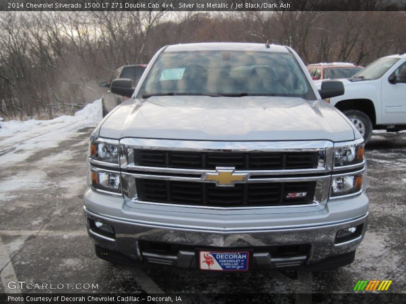 Silver Ice Metallic / Jet Black/Dark Ash 2014 Chevrolet Silverado 1500 LT Z71 Double Cab 4x4