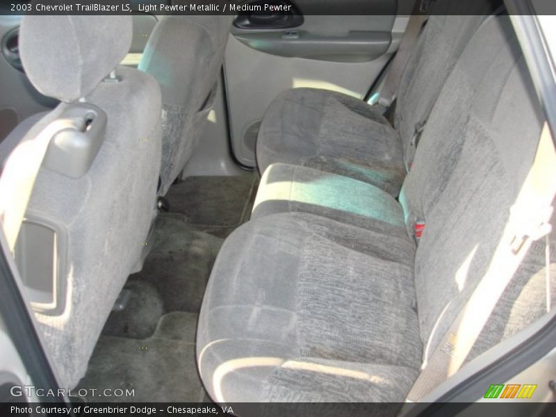 Light Pewter Metallic / Medium Pewter 2003 Chevrolet TrailBlazer LS