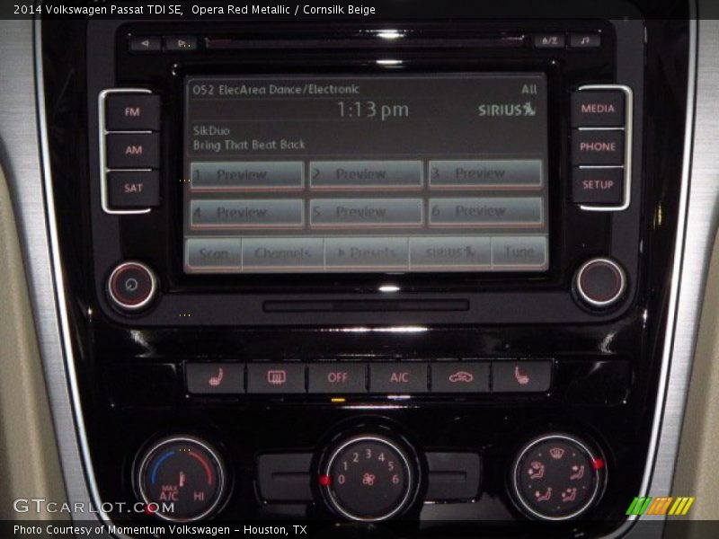 Opera Red Metallic / Cornsilk Beige 2014 Volkswagen Passat TDI SE