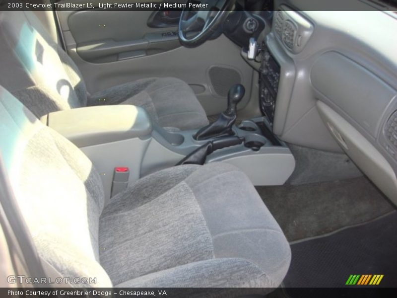 Light Pewter Metallic / Medium Pewter 2003 Chevrolet TrailBlazer LS