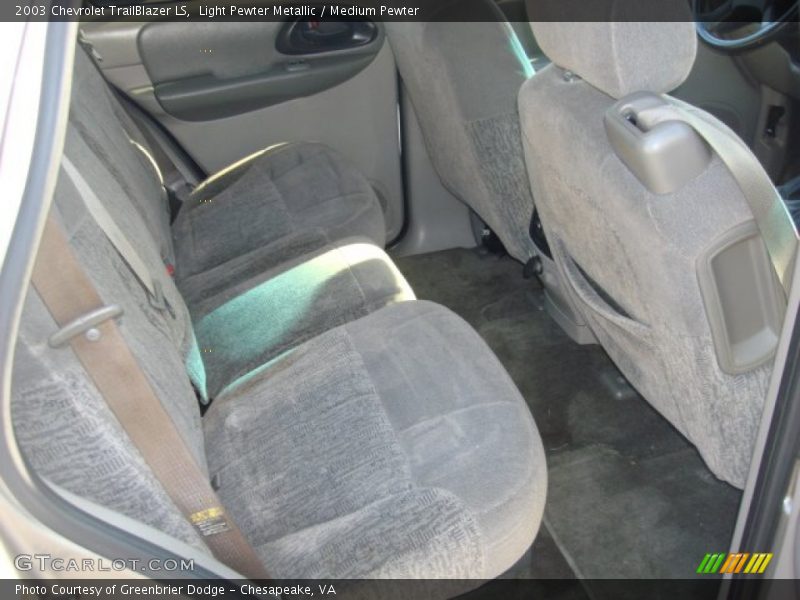Light Pewter Metallic / Medium Pewter 2003 Chevrolet TrailBlazer LS