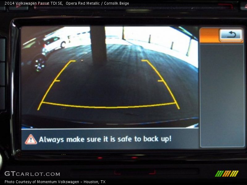 Opera Red Metallic / Cornsilk Beige 2014 Volkswagen Passat TDI SE