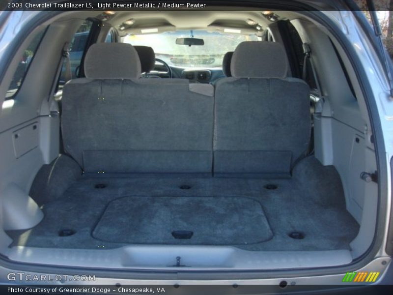 Light Pewter Metallic / Medium Pewter 2003 Chevrolet TrailBlazer LS