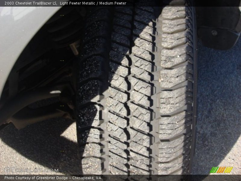Light Pewter Metallic / Medium Pewter 2003 Chevrolet TrailBlazer LS