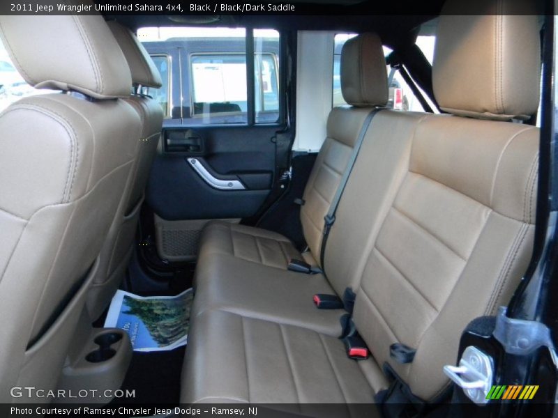 Black / Black/Dark Saddle 2011 Jeep Wrangler Unlimited Sahara 4x4