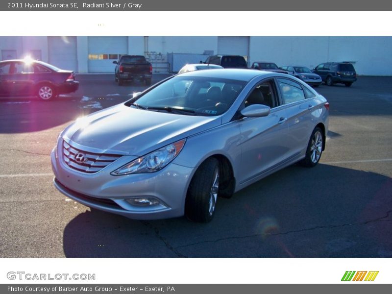Radiant Silver / Gray 2011 Hyundai Sonata SE
