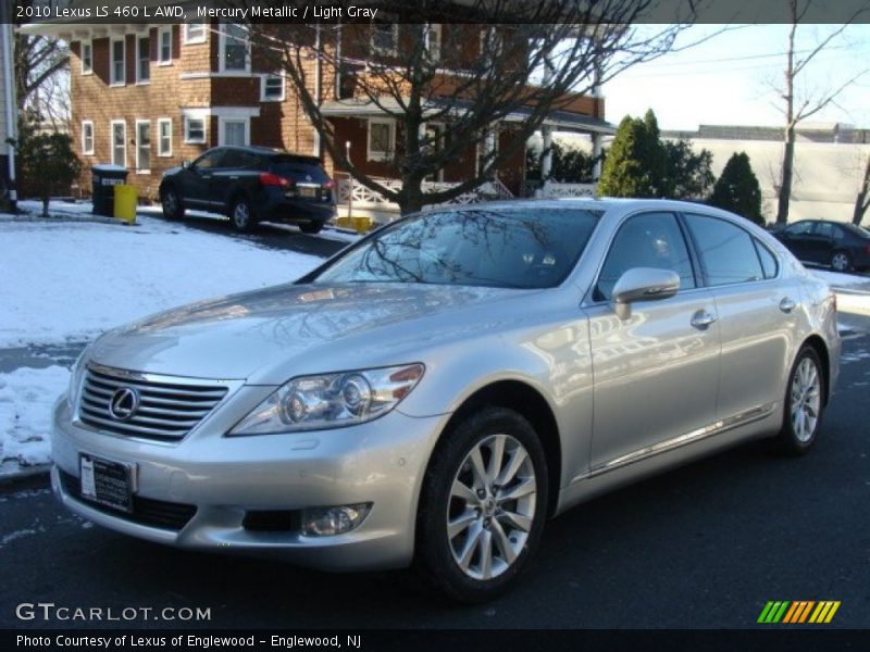 Mercury Metallic / Light Gray 2010 Lexus LS 460 L AWD