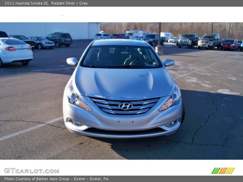 Radiant Silver / Gray 2011 Hyundai Sonata SE