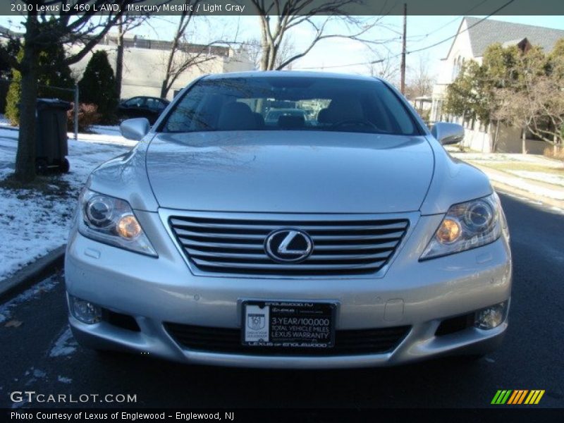 Mercury Metallic / Light Gray 2010 Lexus LS 460 L AWD