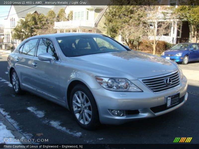 Mercury Metallic / Light Gray 2010 Lexus LS 460 L AWD