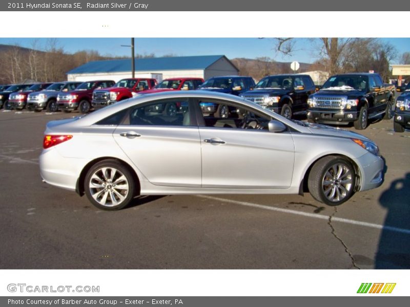Radiant Silver / Gray 2011 Hyundai Sonata SE