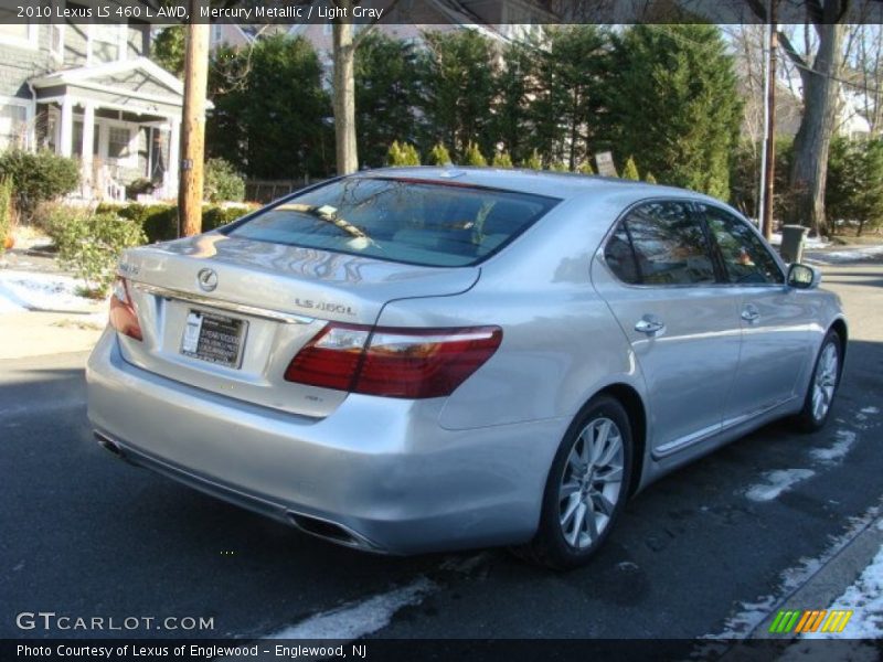 Mercury Metallic / Light Gray 2010 Lexus LS 460 L AWD