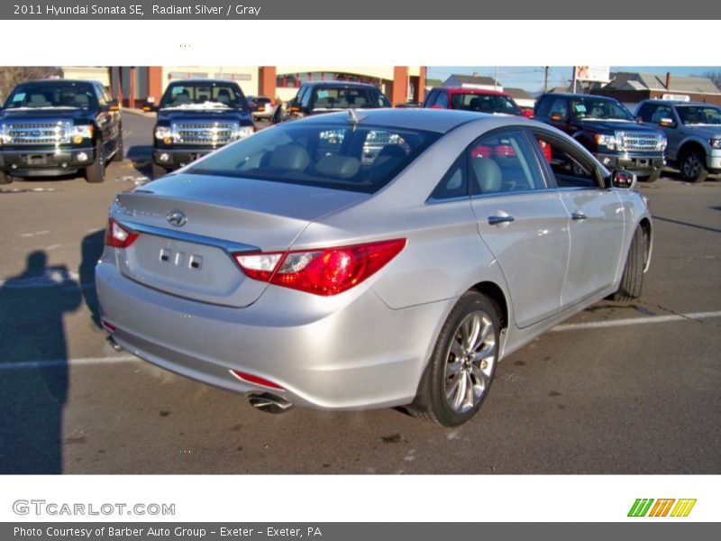 Radiant Silver / Gray 2011 Hyundai Sonata SE