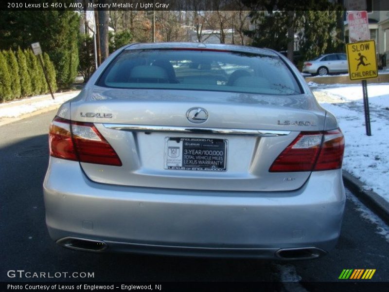 Mercury Metallic / Light Gray 2010 Lexus LS 460 L AWD