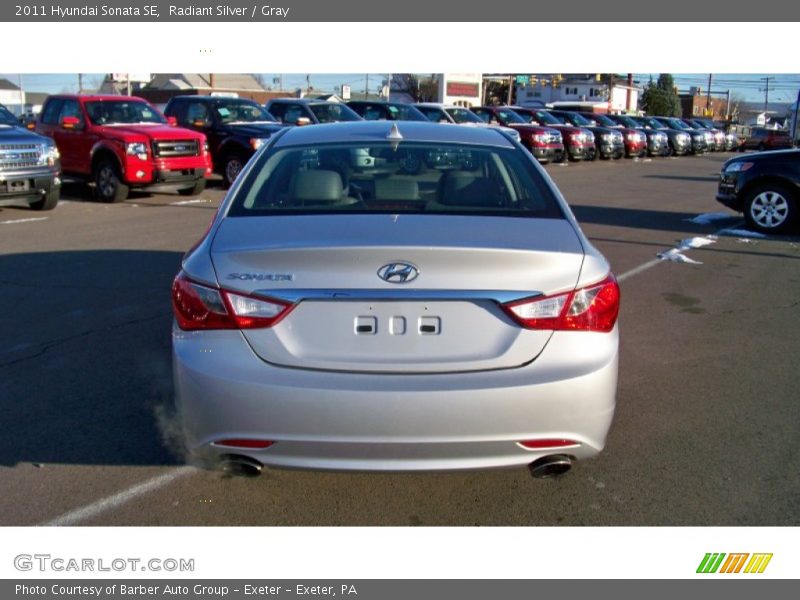 Radiant Silver / Gray 2011 Hyundai Sonata SE
