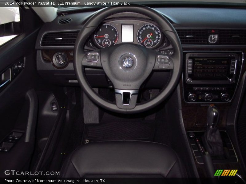 Candy White / Titan Black 2014 Volkswagen Passat TDI SEL Premium