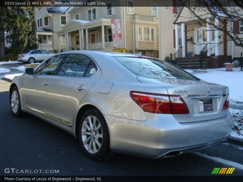 Mercury Metallic / Light Gray 2010 Lexus LS 460 L AWD