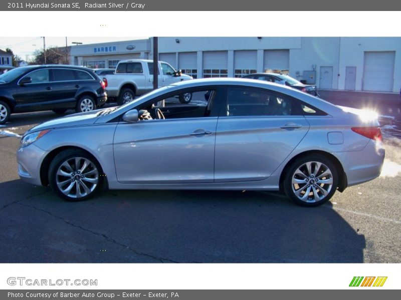 Radiant Silver / Gray 2011 Hyundai Sonata SE