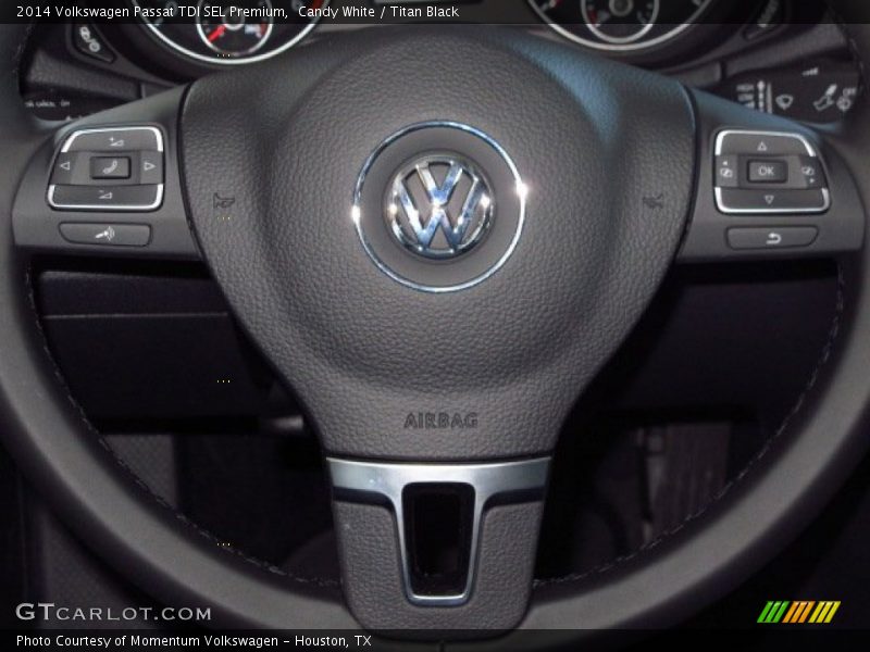Candy White / Titan Black 2014 Volkswagen Passat TDI SEL Premium