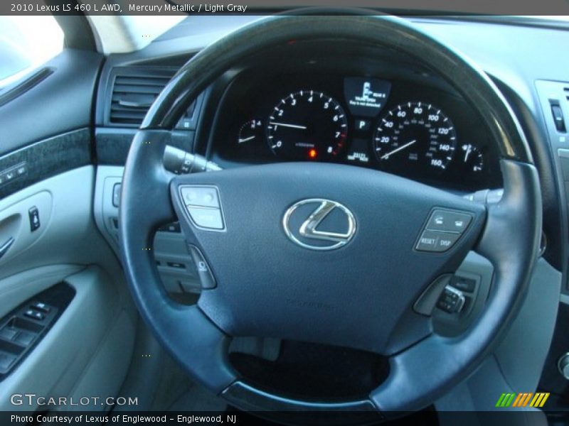 Mercury Metallic / Light Gray 2010 Lexus LS 460 L AWD