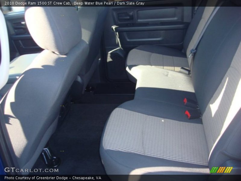 Deep Water Blue Pearl / Dark Slate Gray 2010 Dodge Ram 1500 ST Crew Cab