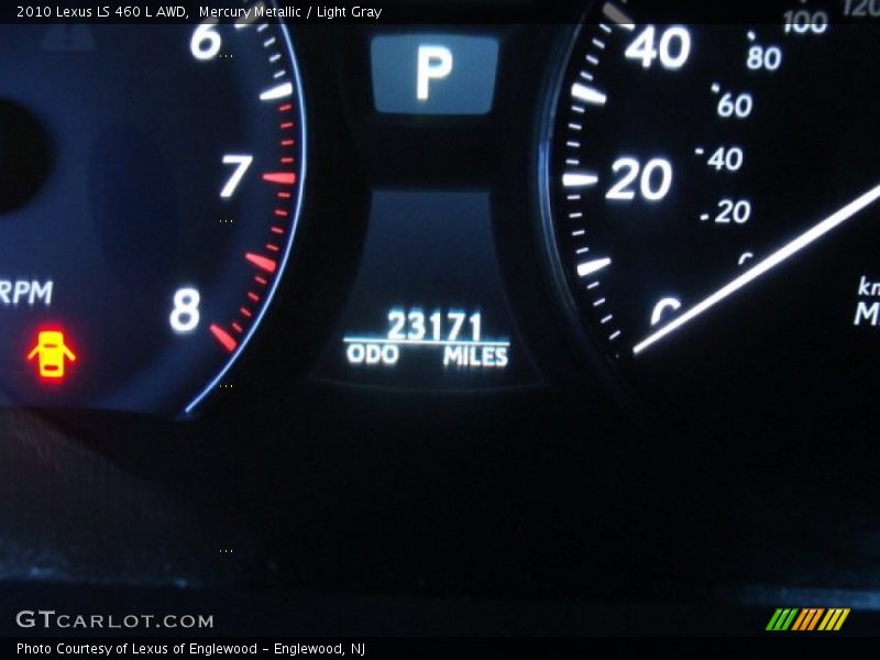 Mercury Metallic / Light Gray 2010 Lexus LS 460 L AWD