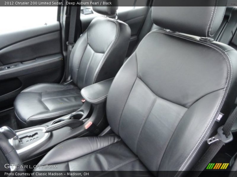 Deep Auburn Pearl / Black 2012 Chrysler 200 Limited Sedan