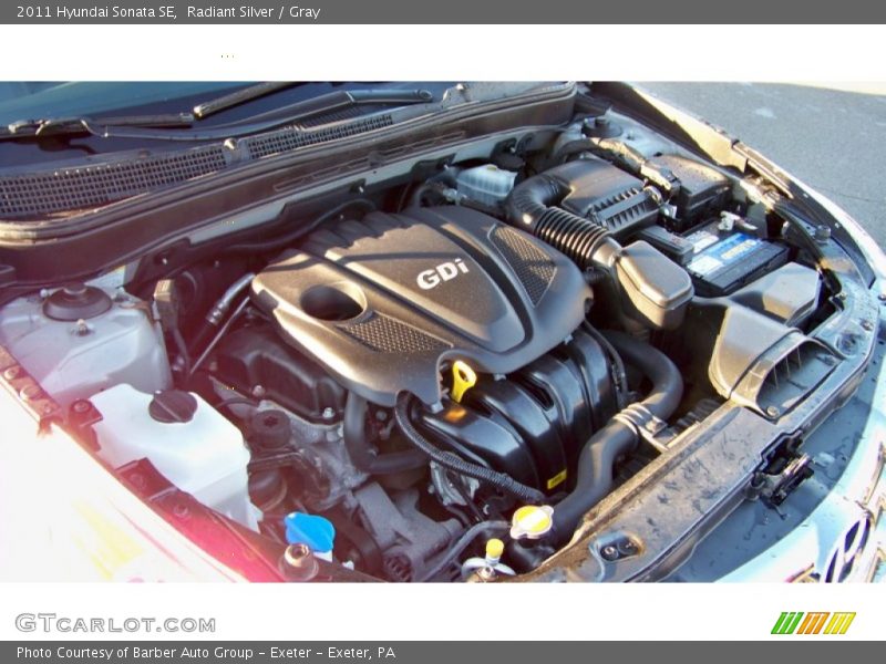 Radiant Silver / Gray 2011 Hyundai Sonata SE