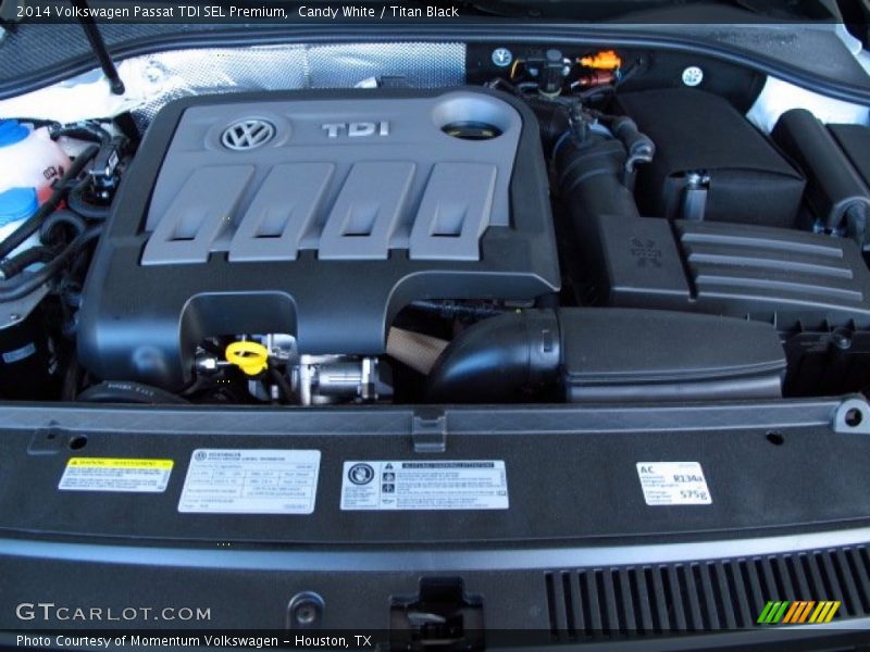 Candy White / Titan Black 2014 Volkswagen Passat TDI SEL Premium