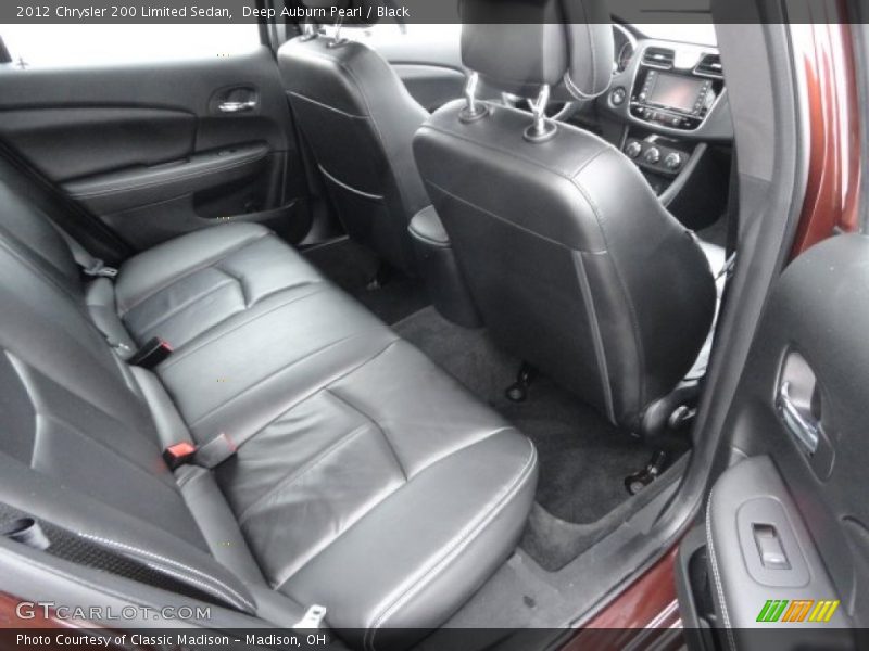 Deep Auburn Pearl / Black 2012 Chrysler 200 Limited Sedan