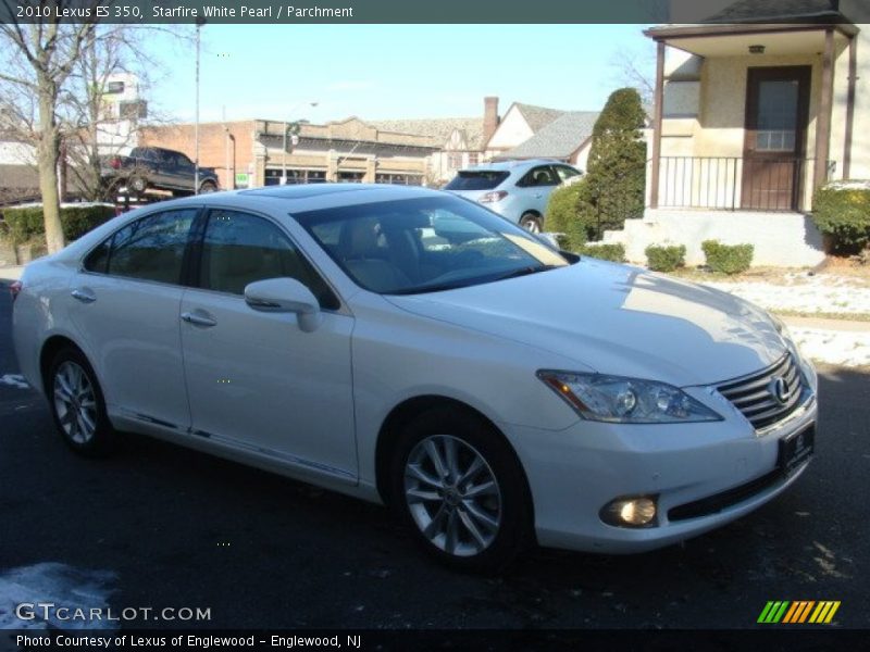 Starfire White Pearl / Parchment 2010 Lexus ES 350