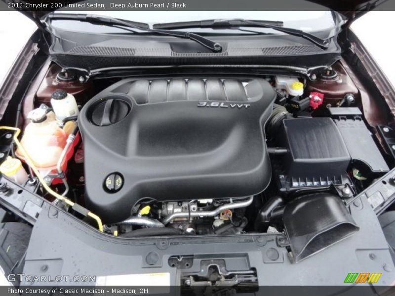 Deep Auburn Pearl / Black 2012 Chrysler 200 Limited Sedan