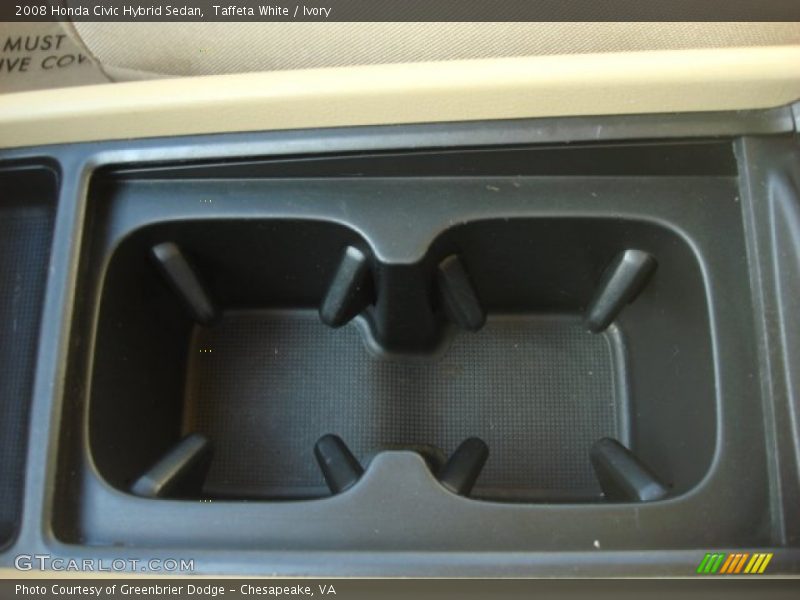 Taffeta White / Ivory 2008 Honda Civic Hybrid Sedan