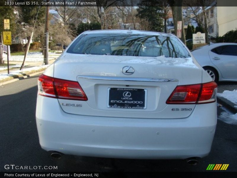 Starfire White Pearl / Parchment 2010 Lexus ES 350