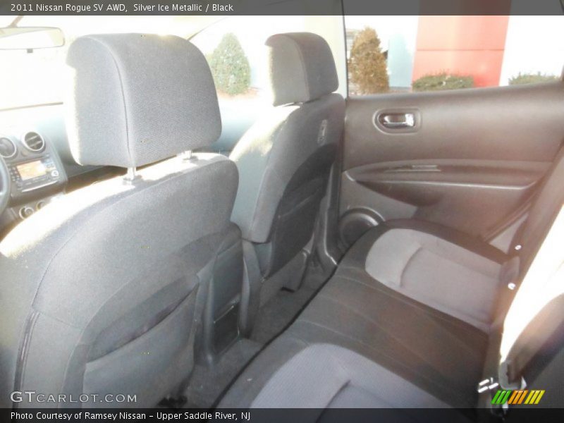 Silver Ice Metallic / Black 2011 Nissan Rogue SV AWD