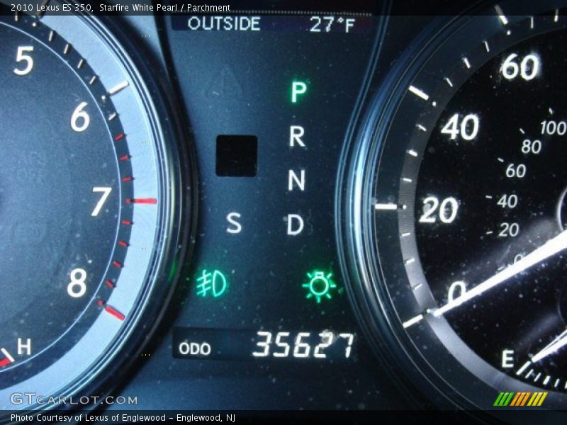 Starfire White Pearl / Parchment 2010 Lexus ES 350