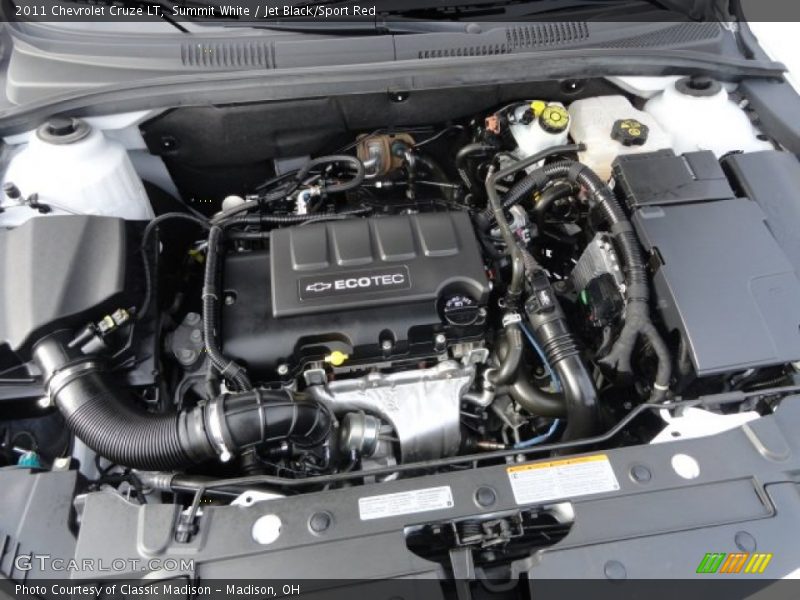  2011 Cruze LT Engine - 1.4 Liter Turbocharged DOHC 16-Valve VVT ECOTEC 4 Cylinder