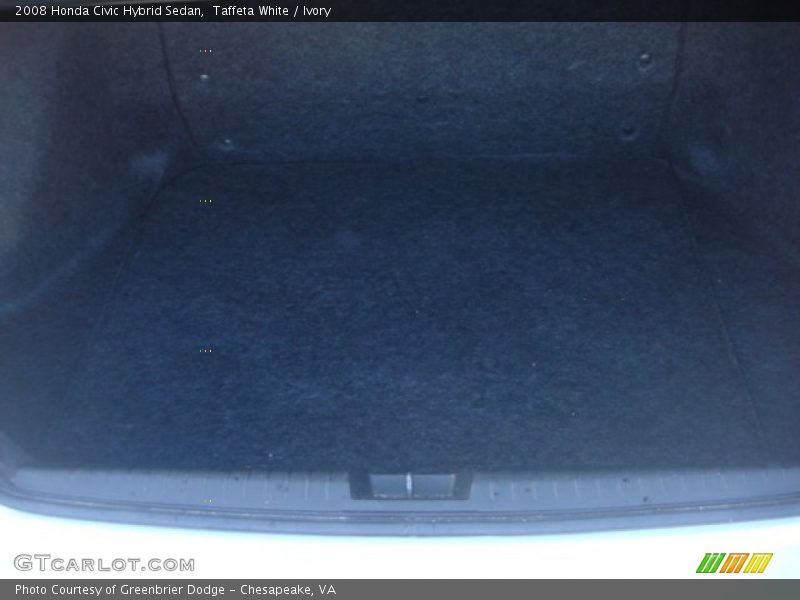 Taffeta White / Ivory 2008 Honda Civic Hybrid Sedan